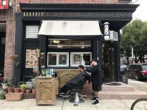Burke & Payne Barber Co. outside