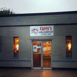 Carey's Avenue Barber Shop outside